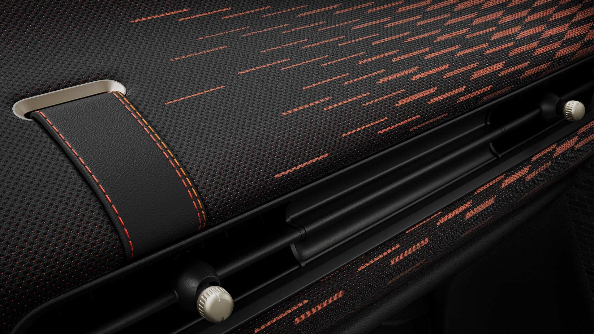 5-дверний MINI Cooper - інтер’єр - галерея - оббивка сидінь стилю JCW 